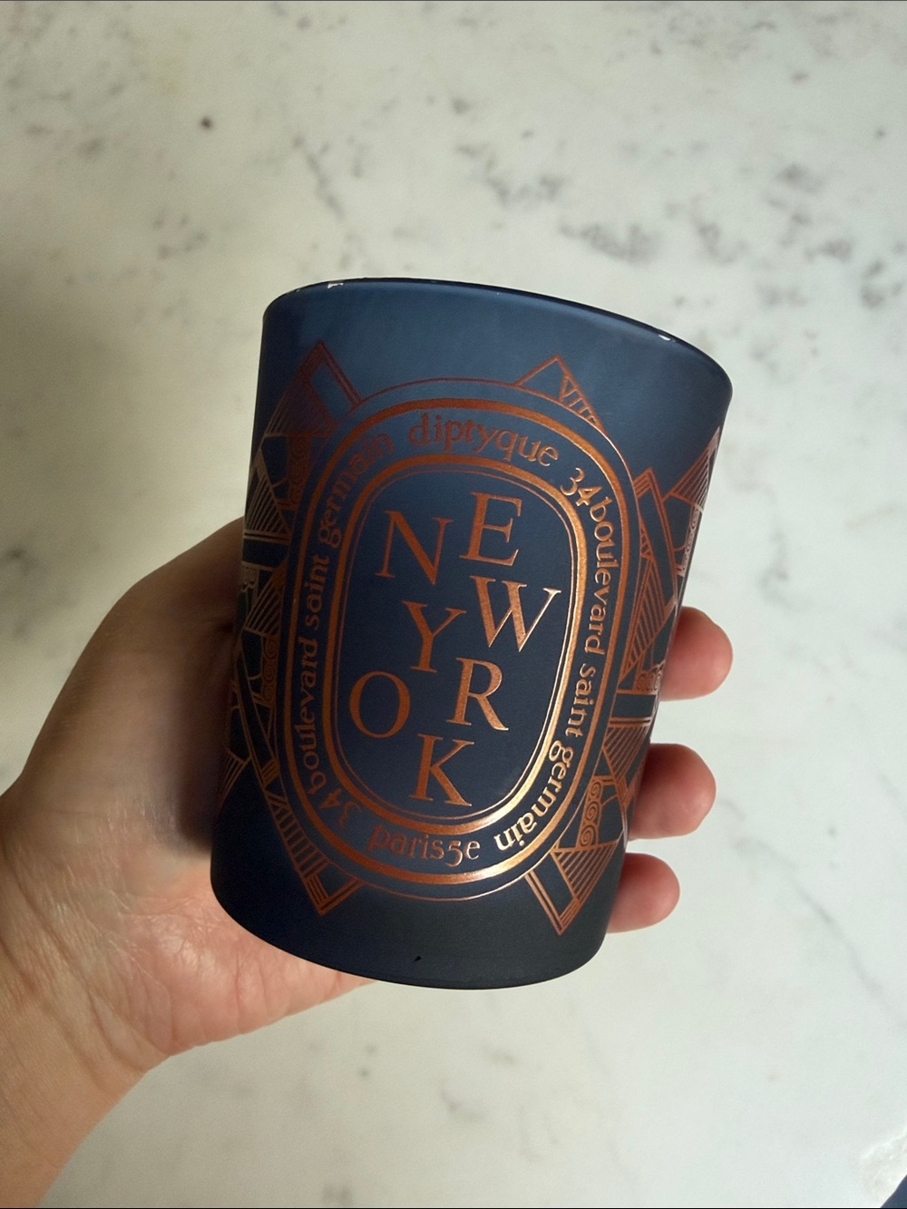 Diptyque New York Candle Glass